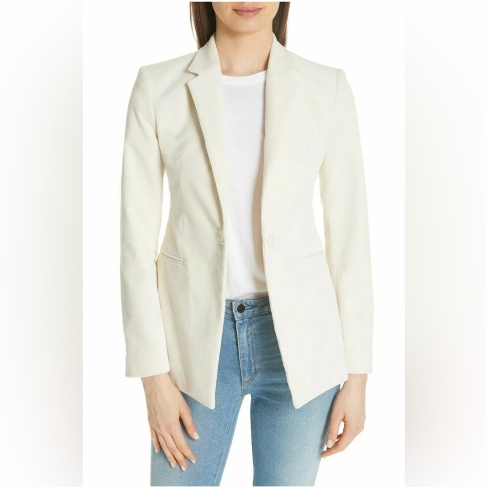 NWT Theory white corduroy jacket / blazer